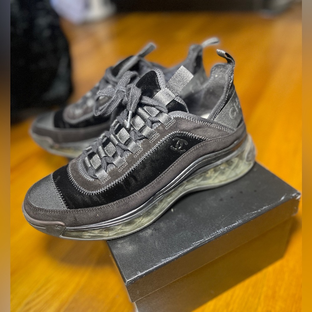 Chanel Black Sneakers - Picture 2 of 7
